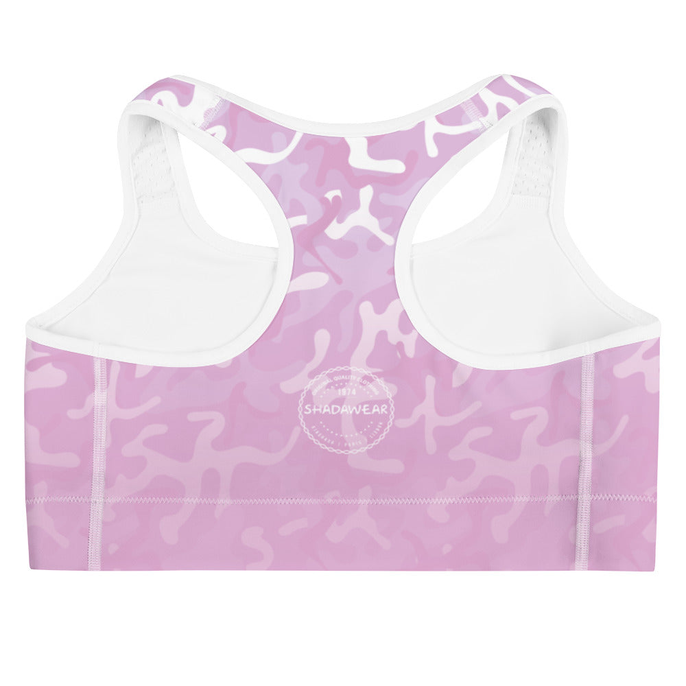 Pink Camo Sports bra Shadawear