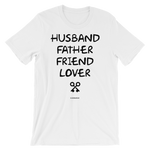 Husband, Father | Short sleeve t-shirt