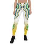 Dashiki Vibes Yellow | Leggings