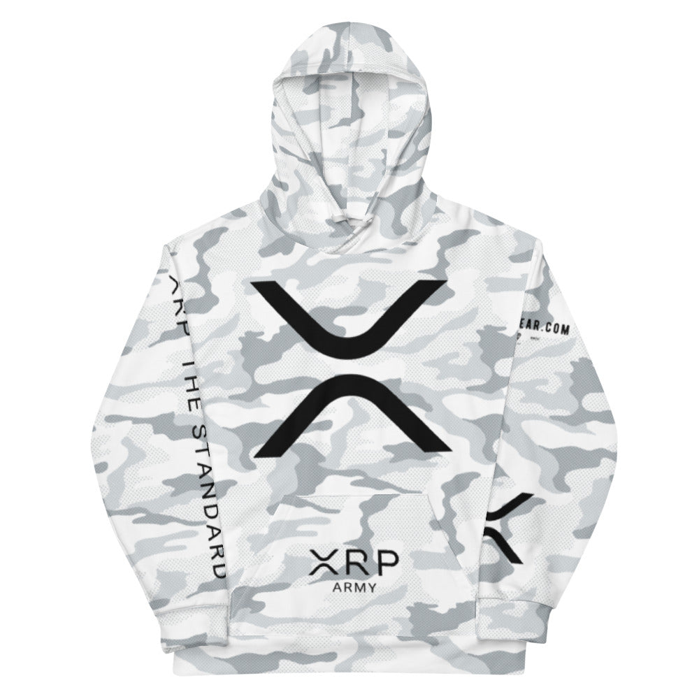 XRP Army White Camo Unisex Hoodie – Shadawear1