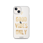 Good Vibes Only | Clear iPhone Case