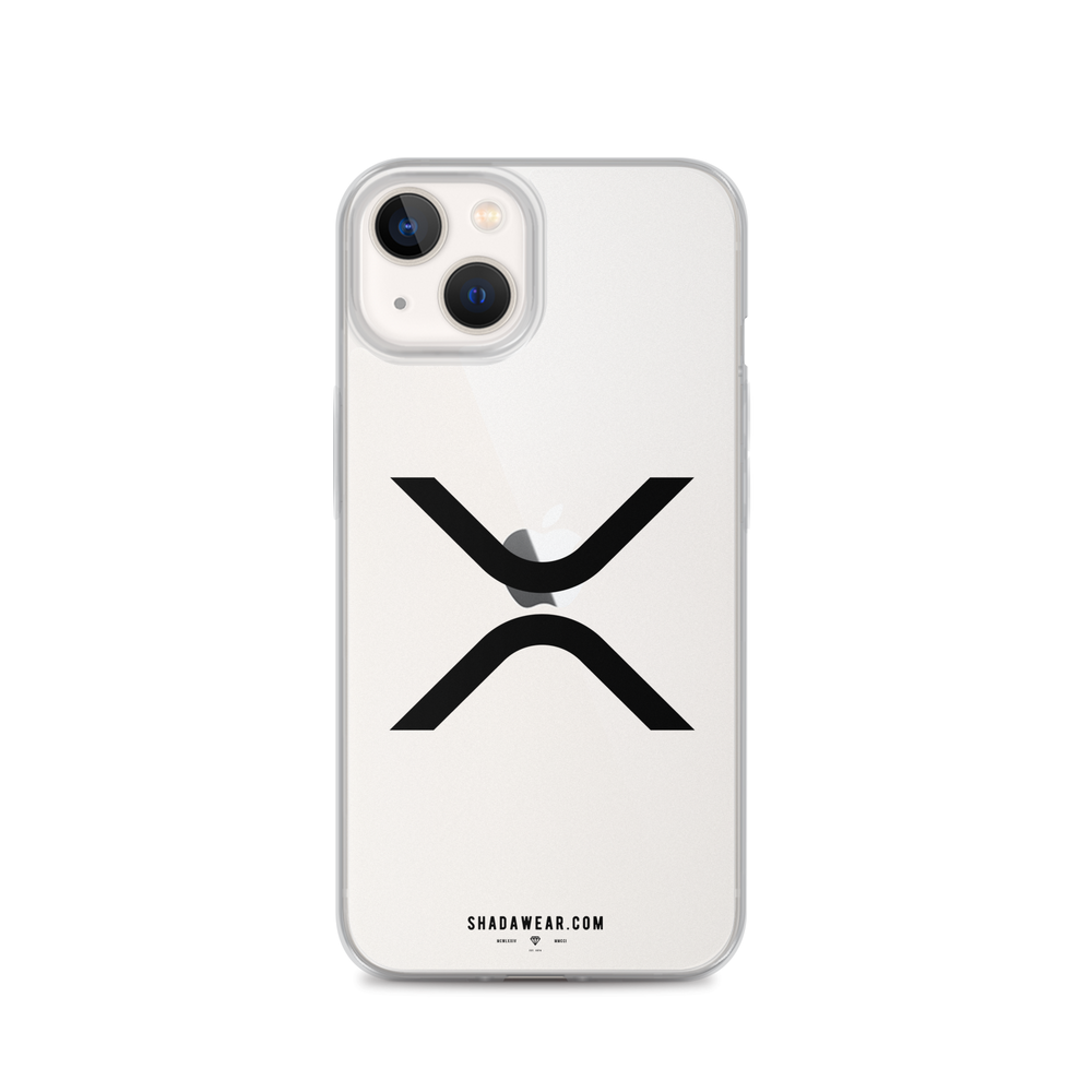 XRP Black | Clear iPhone Case