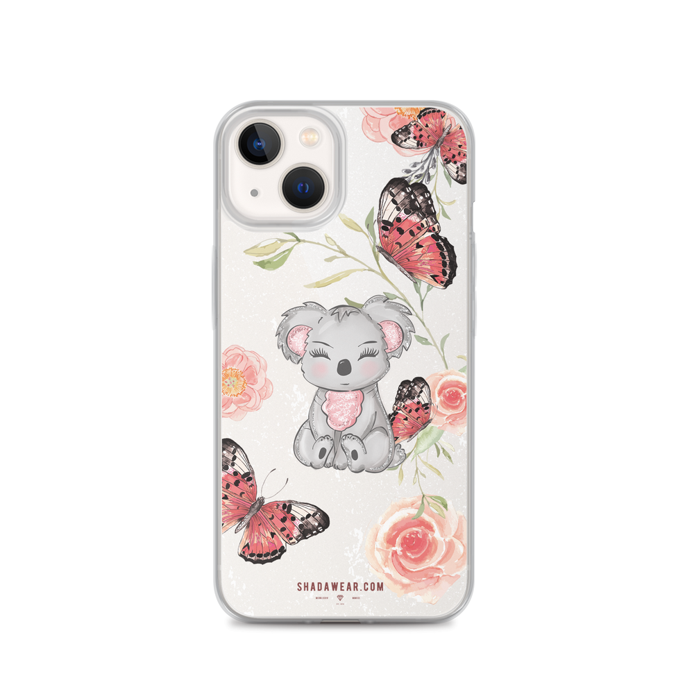 Koala & Butterfiy | iPhone Case