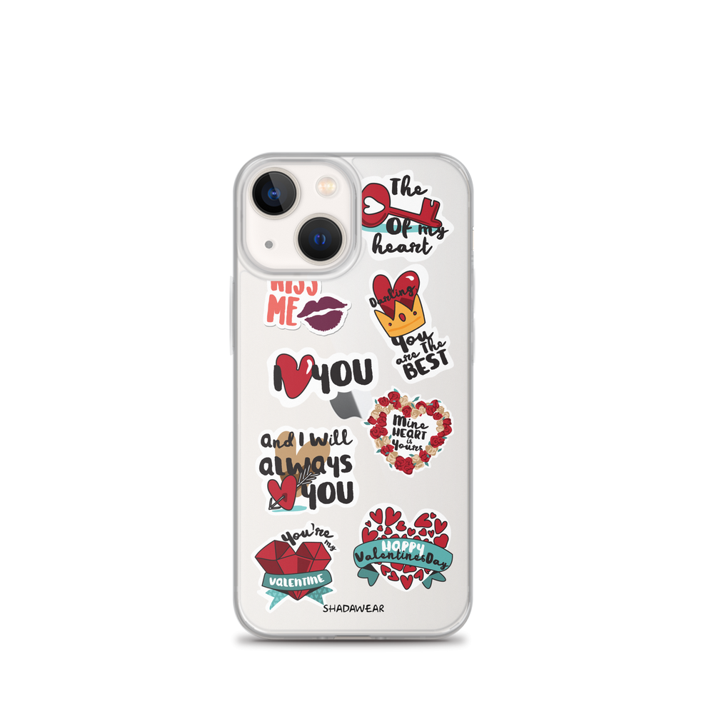 Love Valentine Stickers | iPhone Case