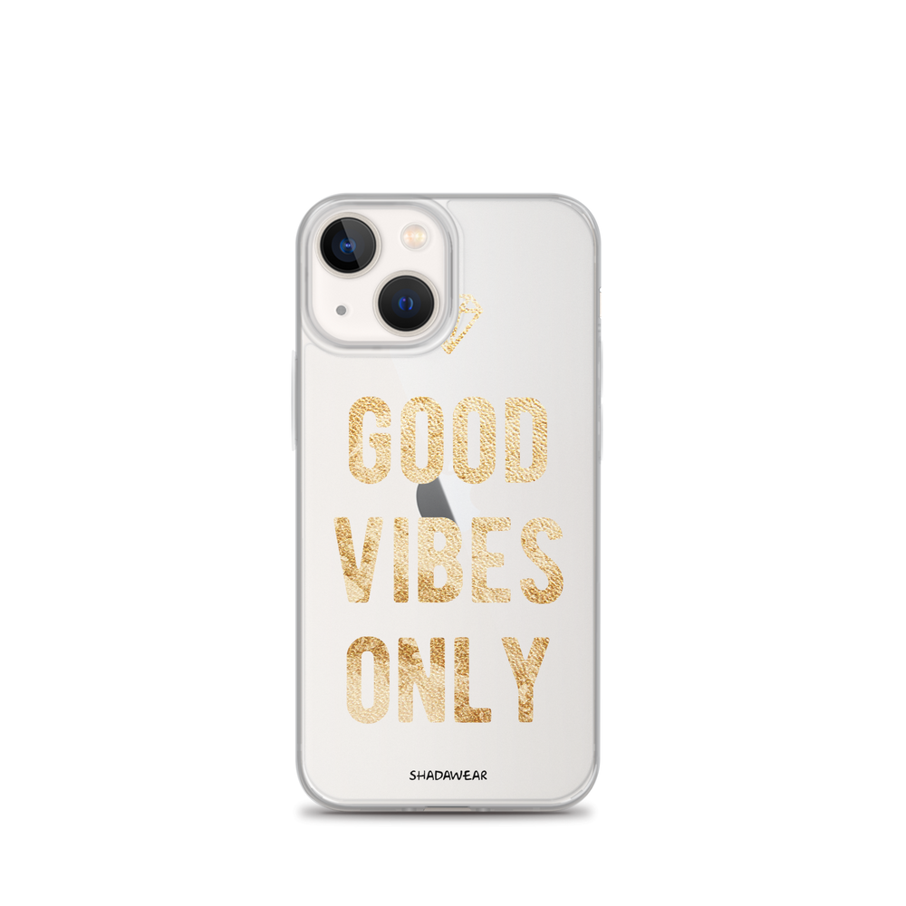 Good Vibes Only | Clear iPhone Case