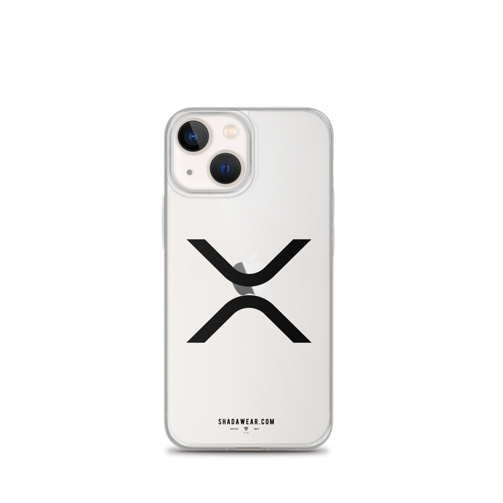 XRP Black | Clear iPhone Case