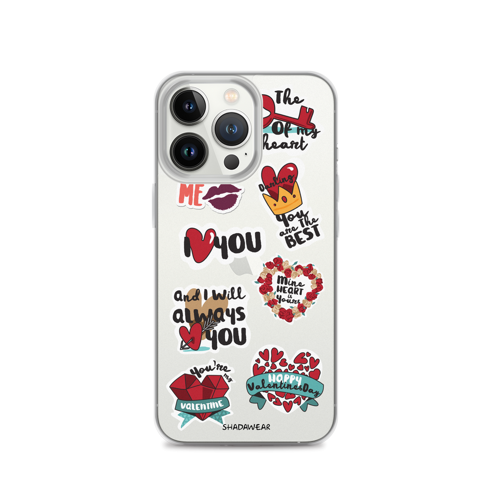 Love Valentine Stickers | iPhone Case