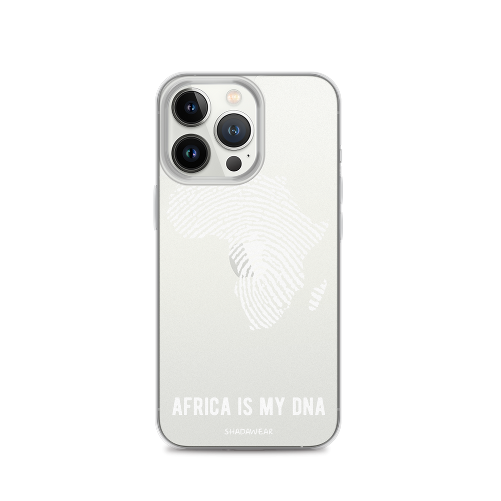 Africa is my DNA | Black | Clear iPhone Case