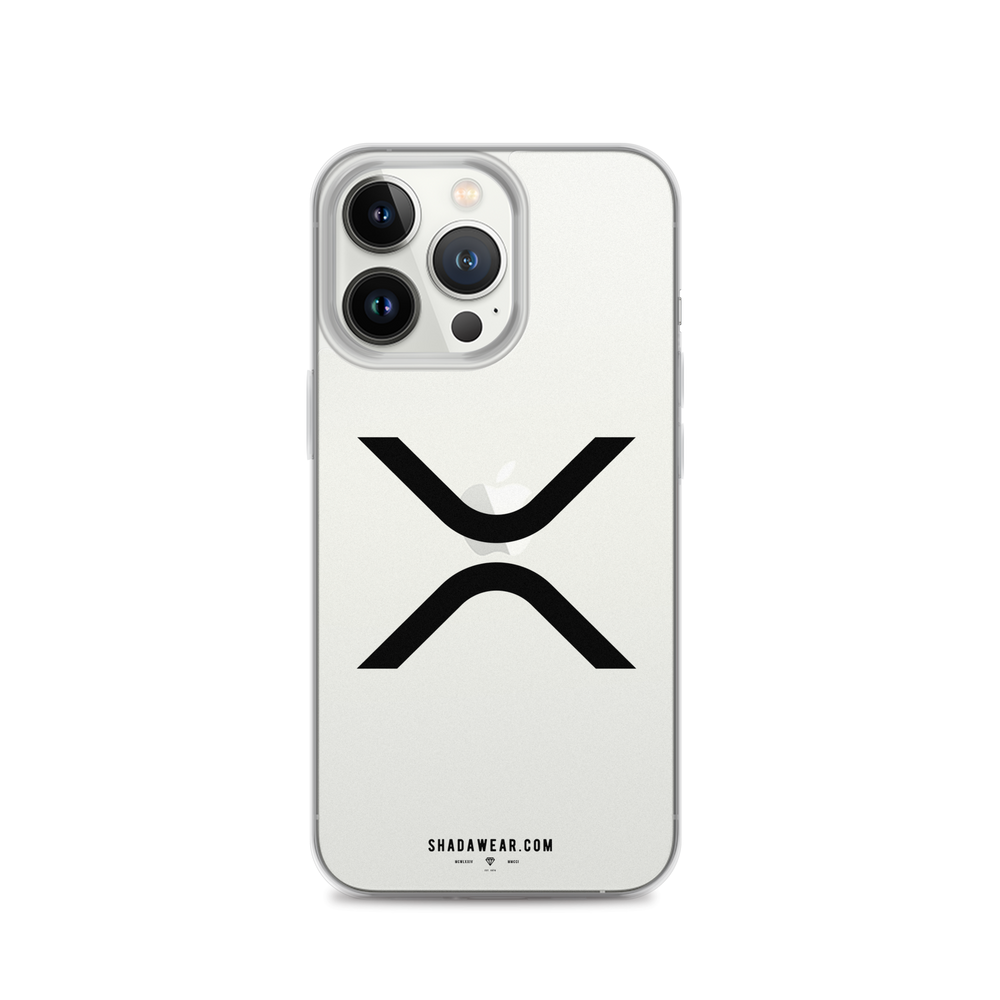 XRP Black | Clear iPhone Case