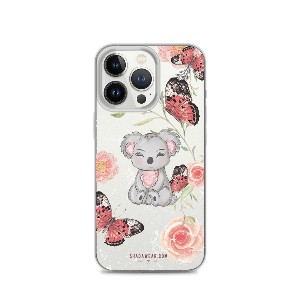 Koala & Butterfiy | iPhone Case