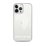 Africa is my DNA | Black | Clear iPhone Case