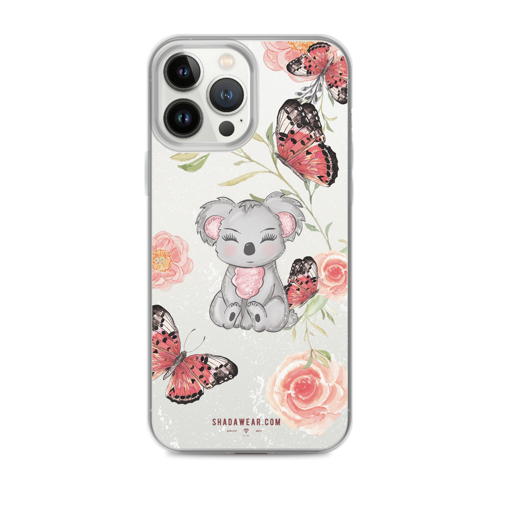 Koala & Butterfiy | iPhone Case