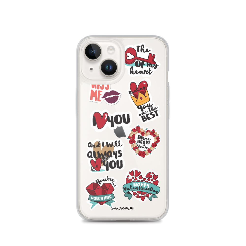 Love Valentine Stickers | iPhone Case