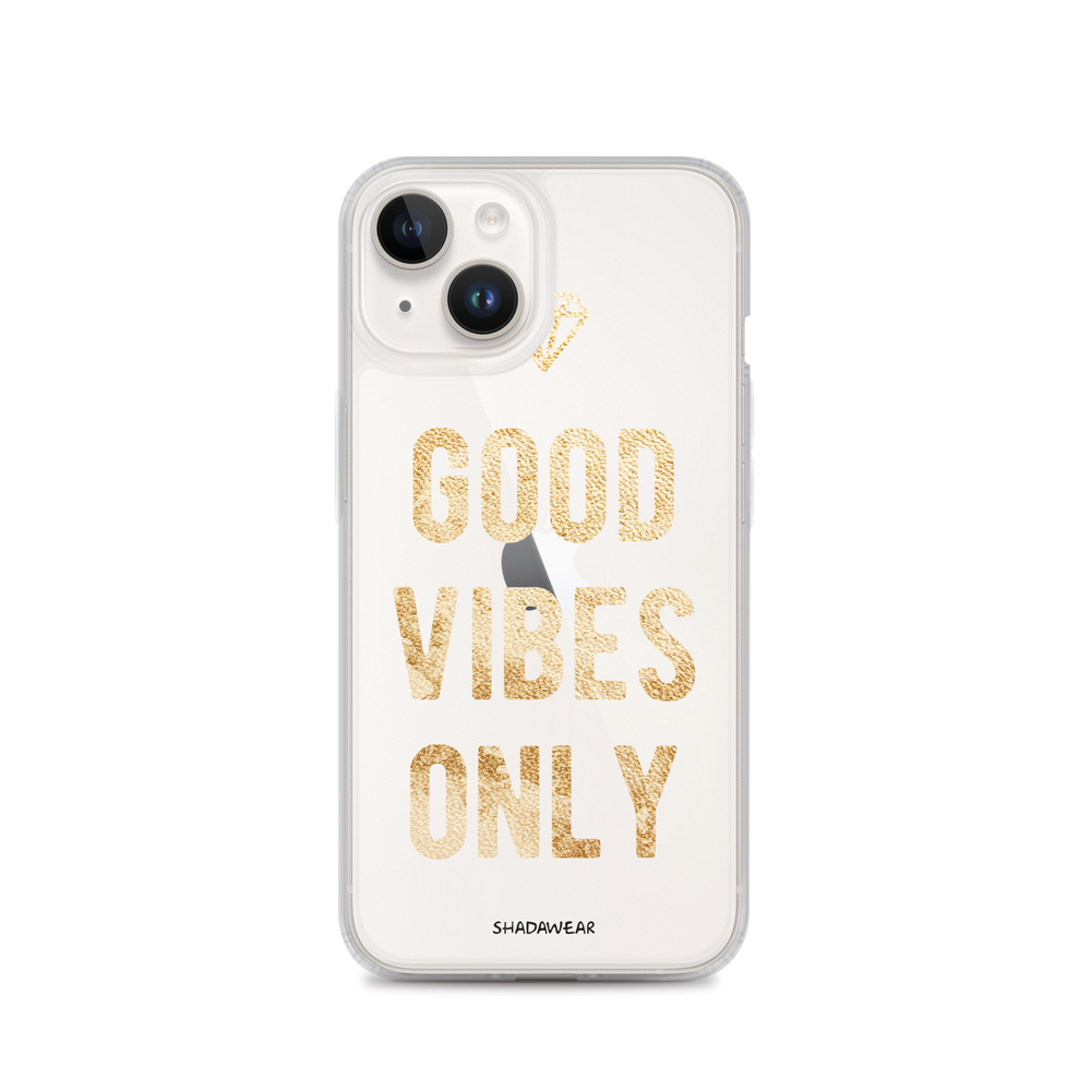 Good Vibes Only | Clear iPhone Case