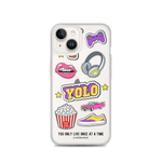 YOLO stickers | Clear iPhone Case