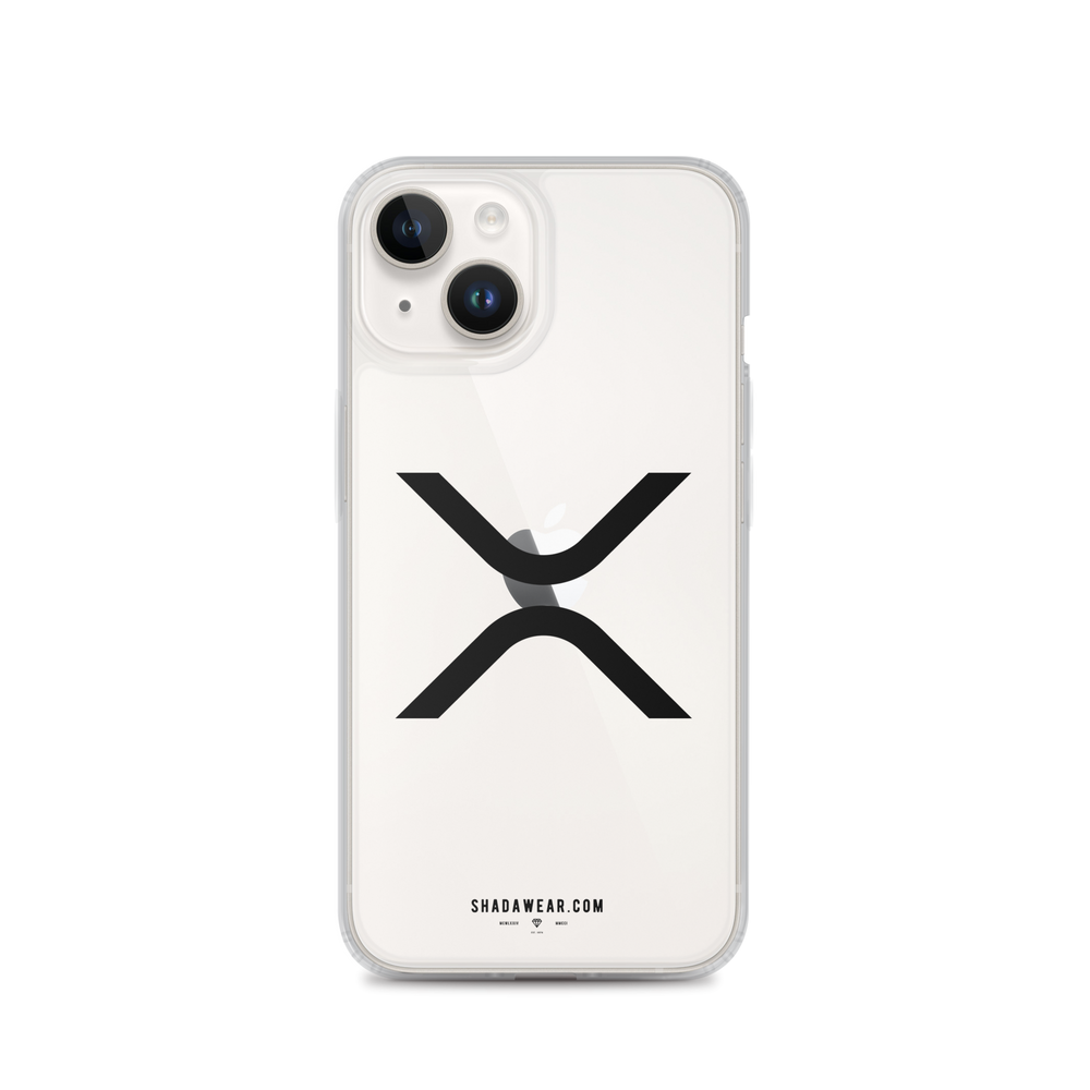 XRP Black | Clear iPhone Case