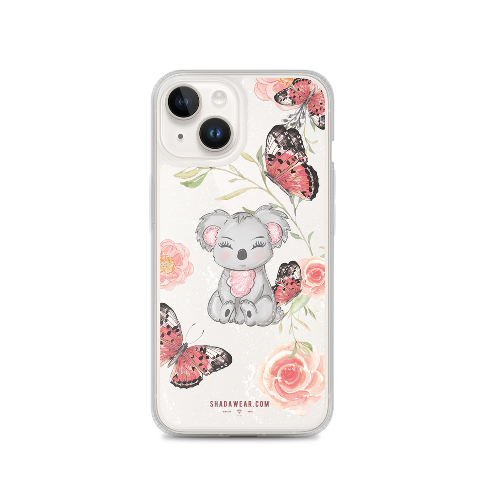 Koala & Butterfiy | iPhone Case