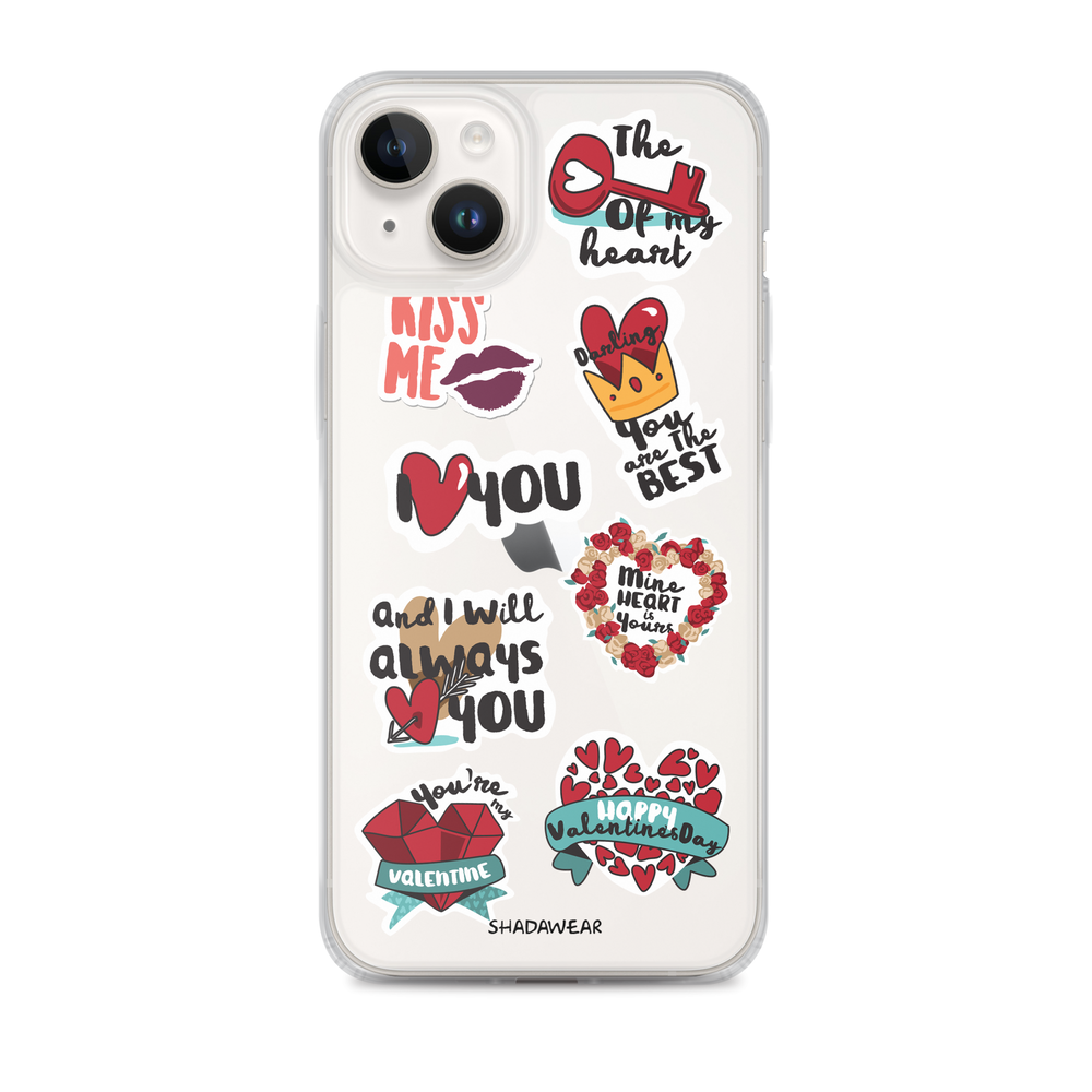 Love Valentine Stickers | iPhone Case