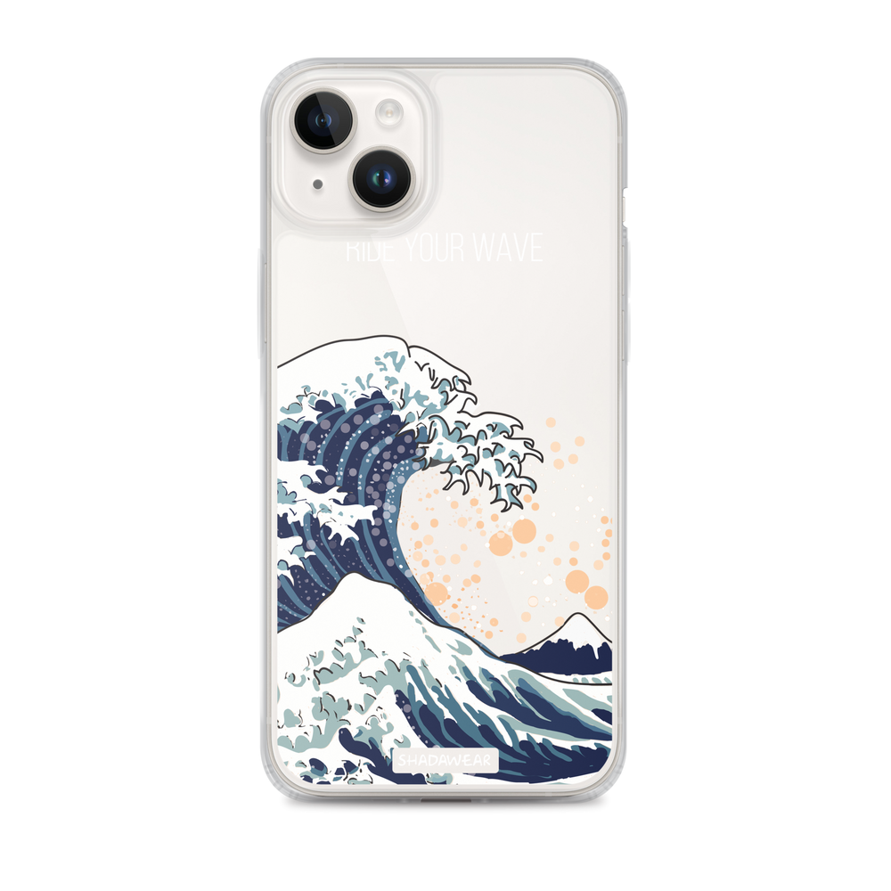 Ride your Wave | Japanese | Clear iPhone Case