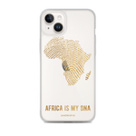 Africa is my DNA | Gold | Clear iPhone Case