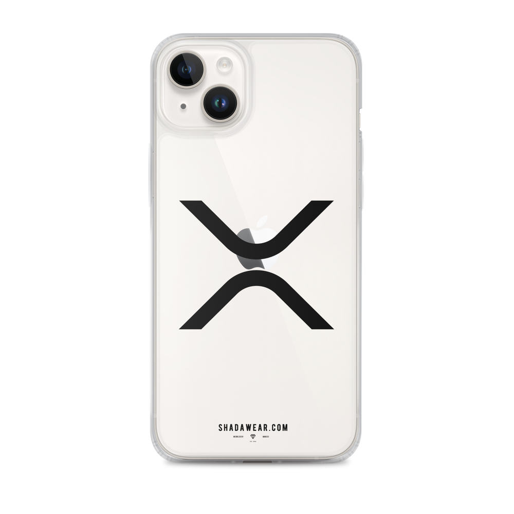 XRP Black | Clear iPhone Case