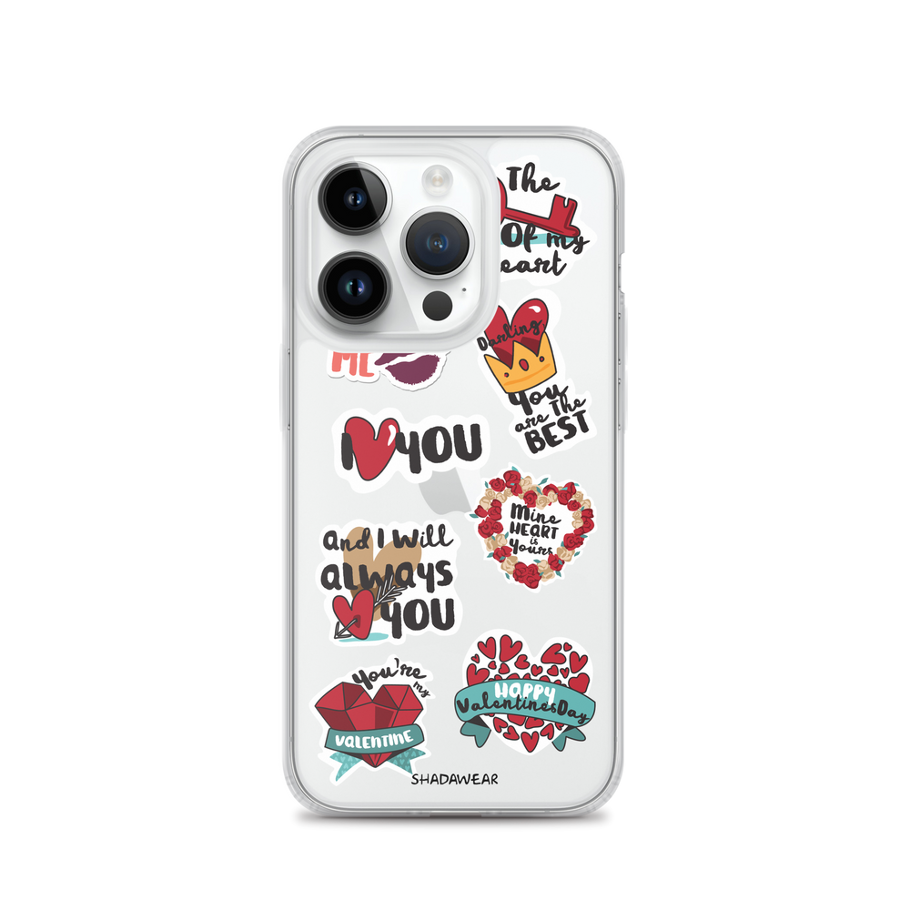 Love Valentine Stickers | iPhone Case