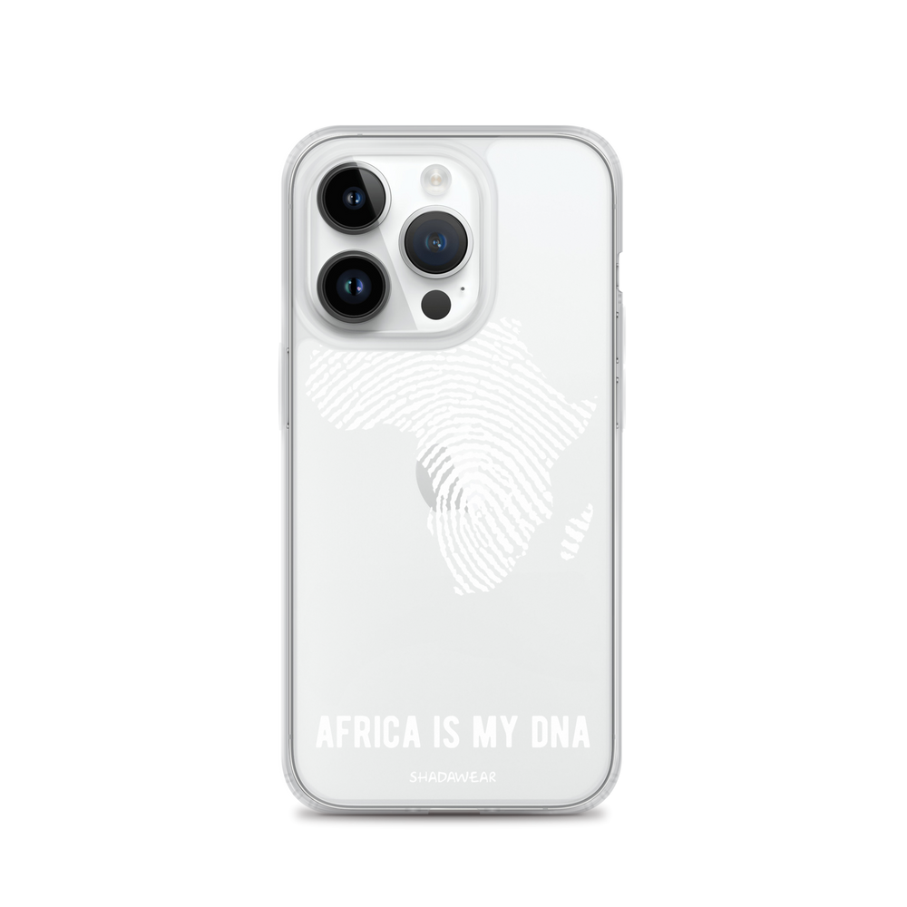 Africa is my DNA | Black | Clear iPhone Case