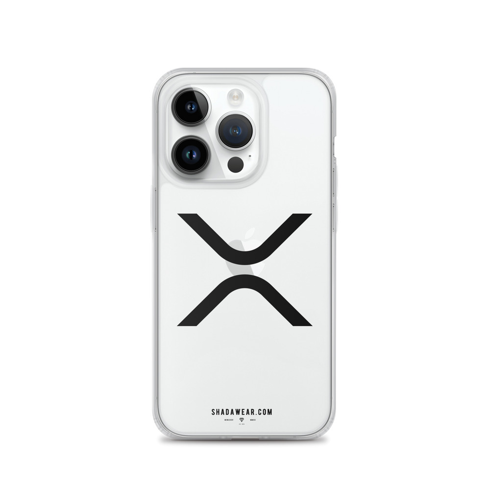 XRP Black | Clear iPhone Case