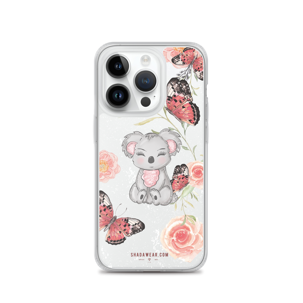 Koala & Butterfiy | iPhone Case