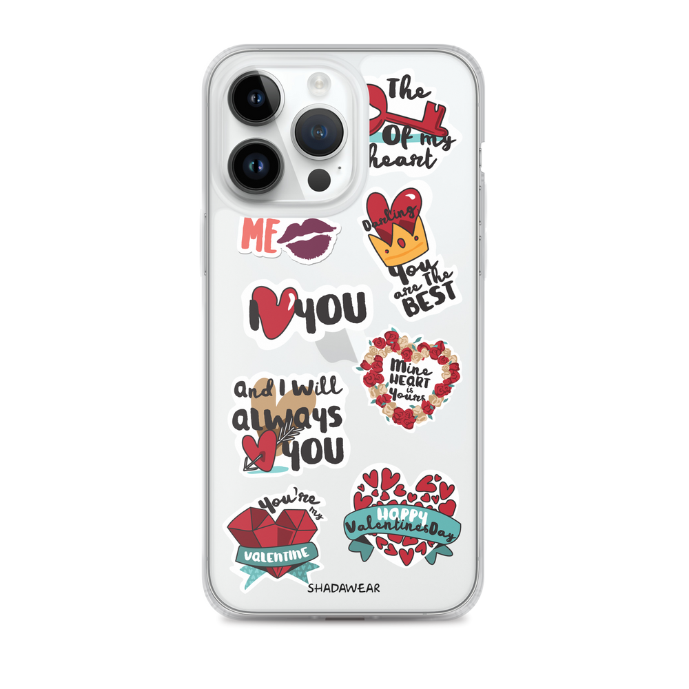 Love Valentine Stickers | iPhone Case