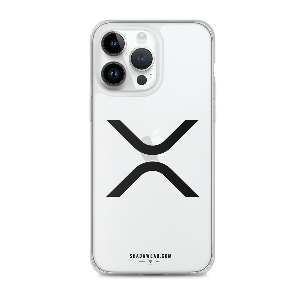 XRP Black | Clear iPhone Case