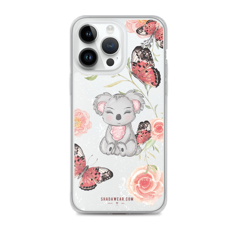 Koala & Butterfiy | iPhone Case