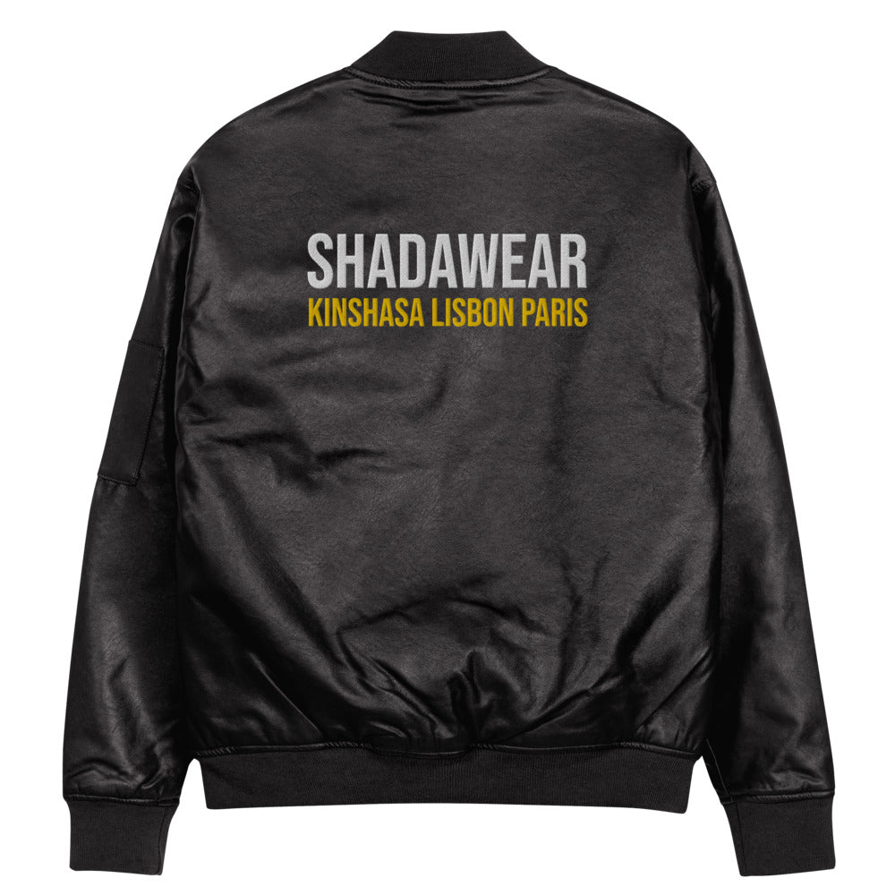 Shadawear | Leather Bomber Jacket