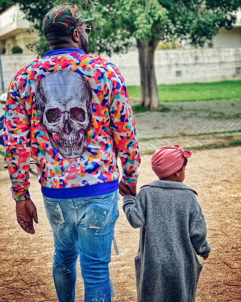 Color Skull Camouflage | Unisex Bomber Jacket