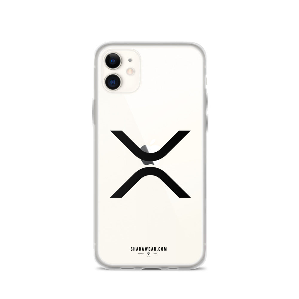 XRP Black | Clear iPhone Case