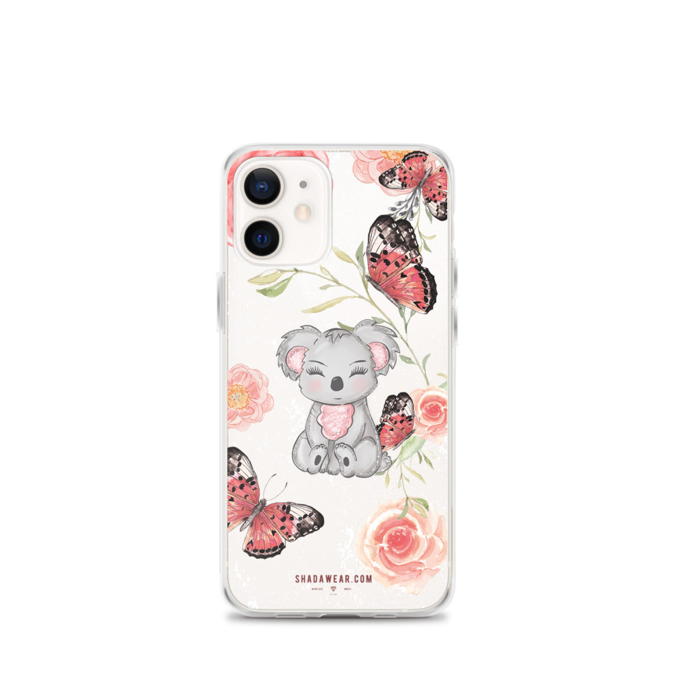 Koala & Butterfiy | iPhone Case