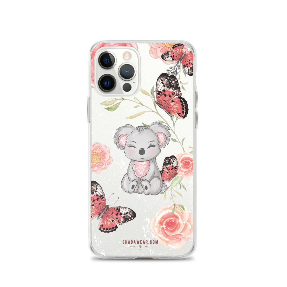 Koala & Butterfiy | iPhone Case