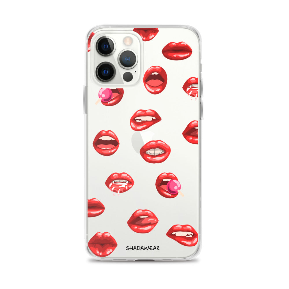 Lips | Clear iPhone Case