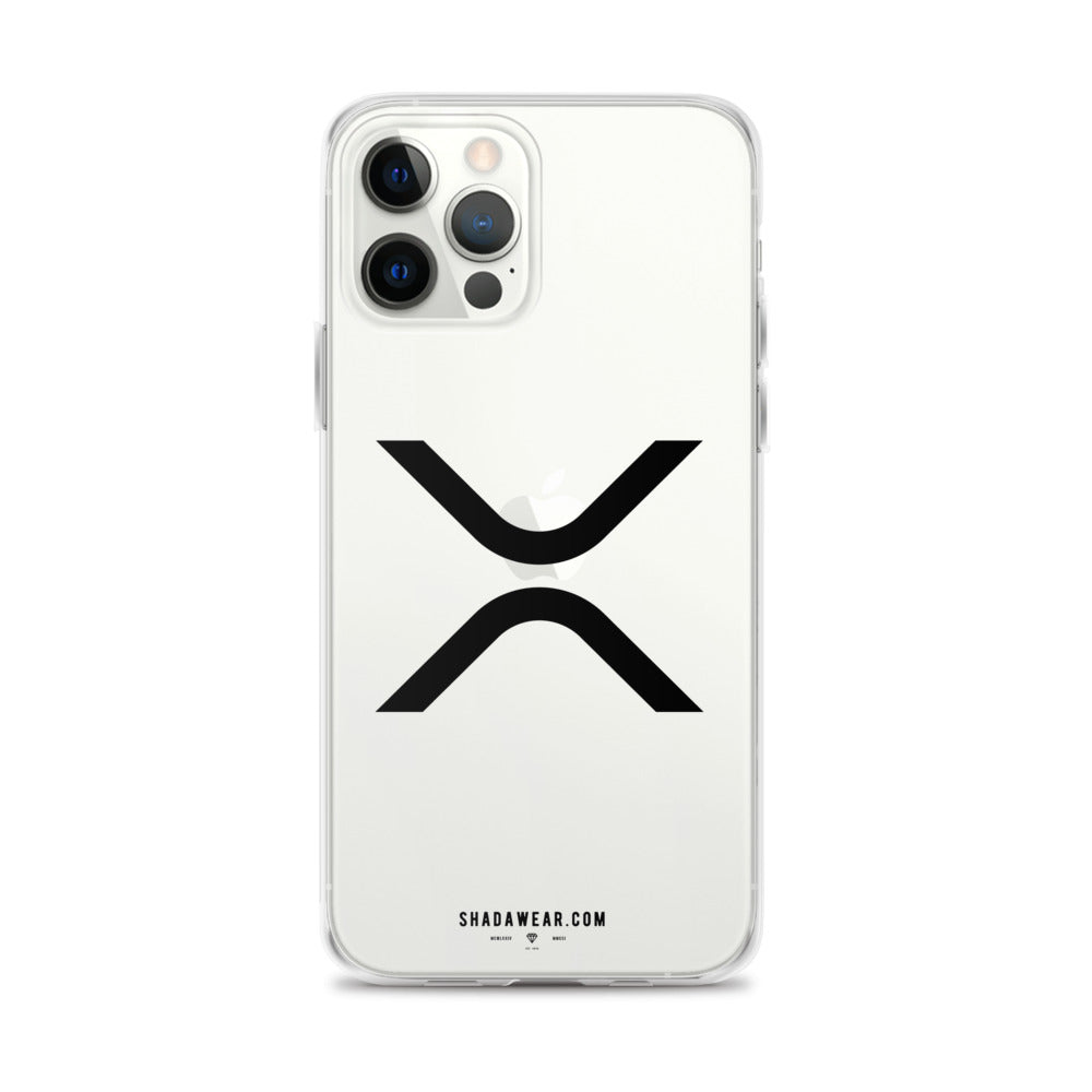 XRP Black | Clear iPhone Case