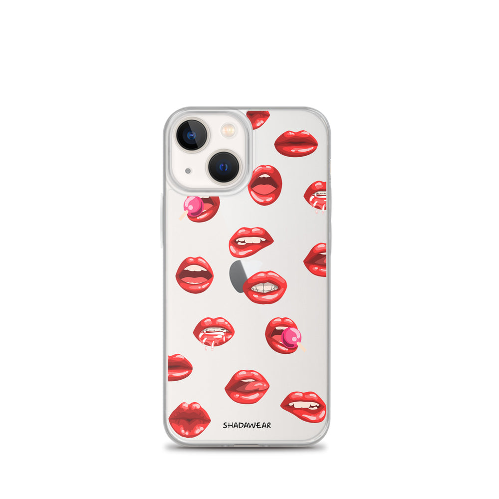 Lips | Clear iPhone Case