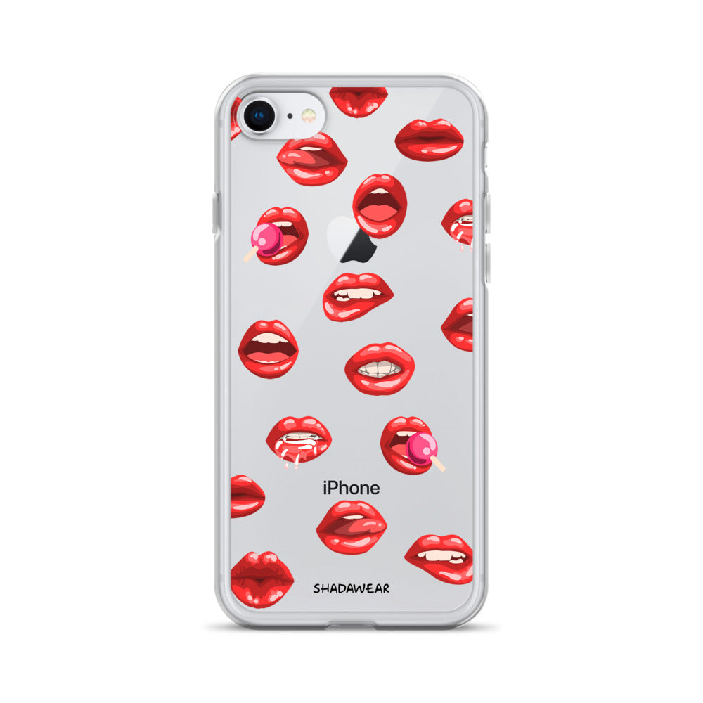 Lips | Clear iPhone Case