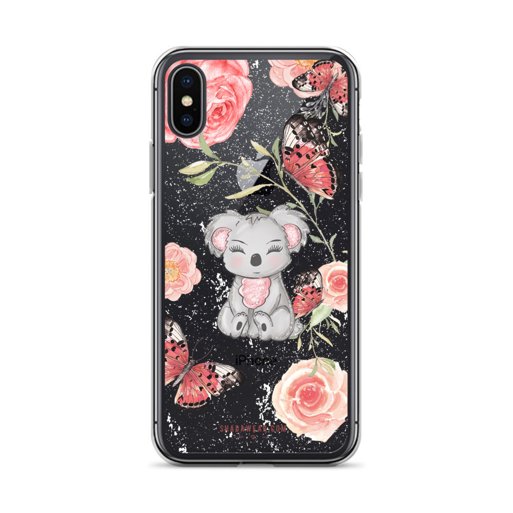 Koala & Butterfiy | iPhone Case