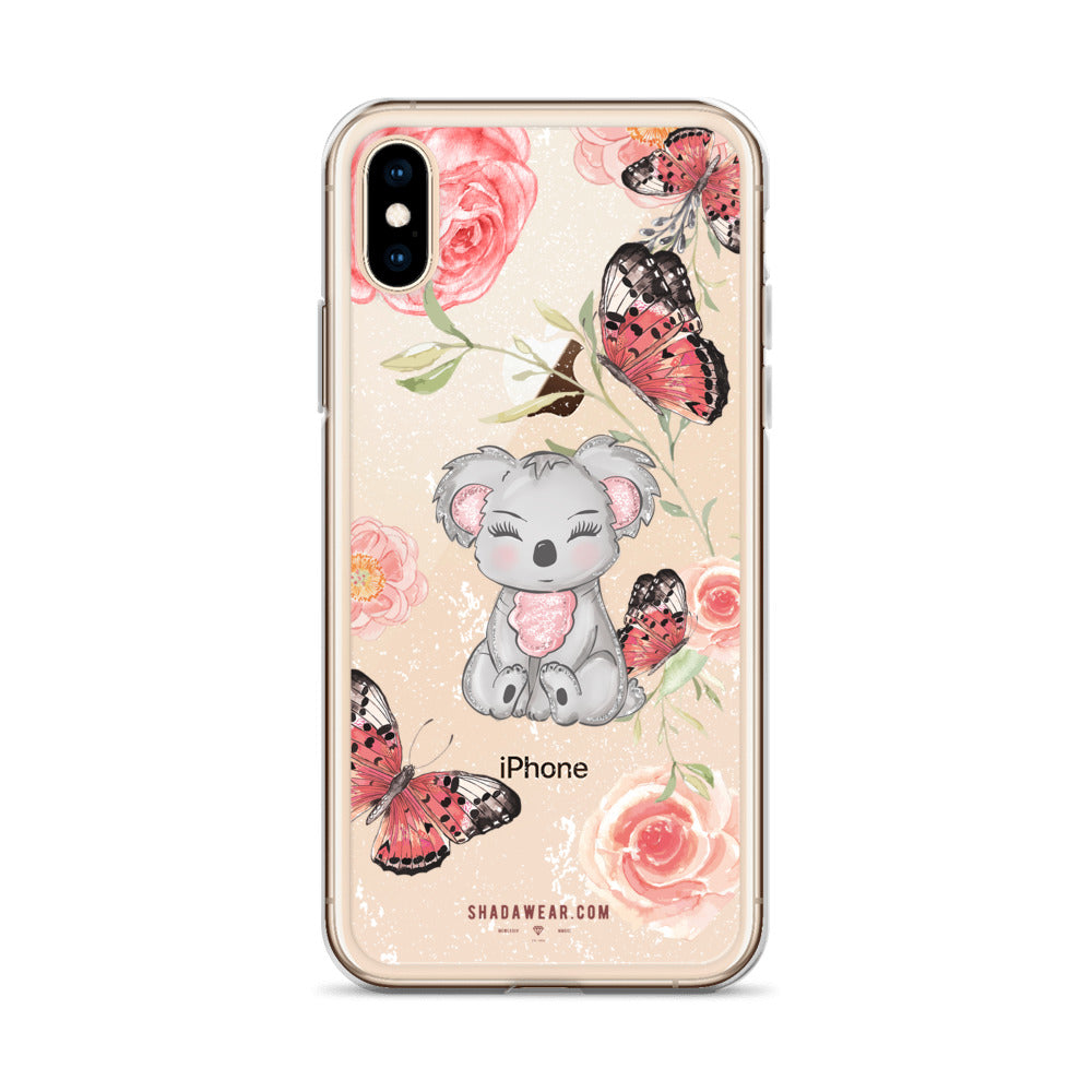 Koala & Butterfiy | iPhone Case