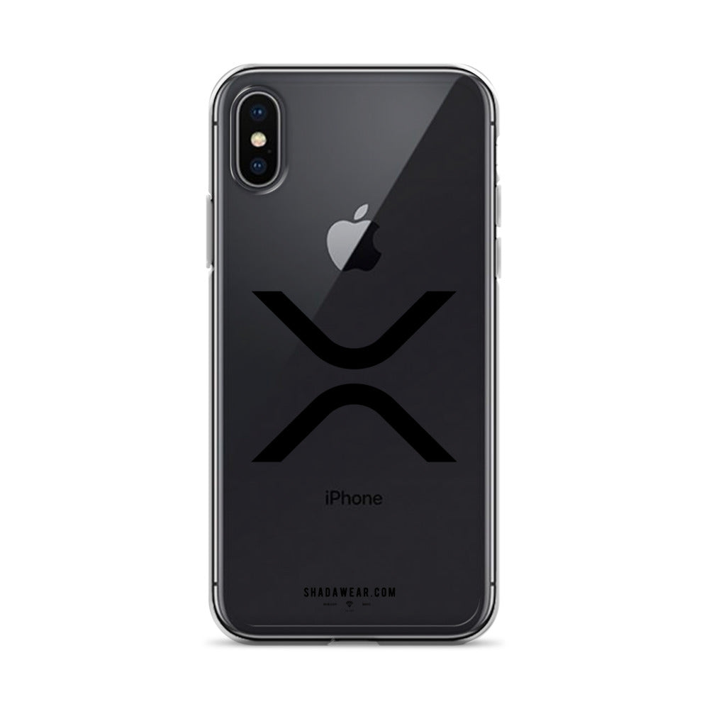 XRP Black | Clear iPhone Case