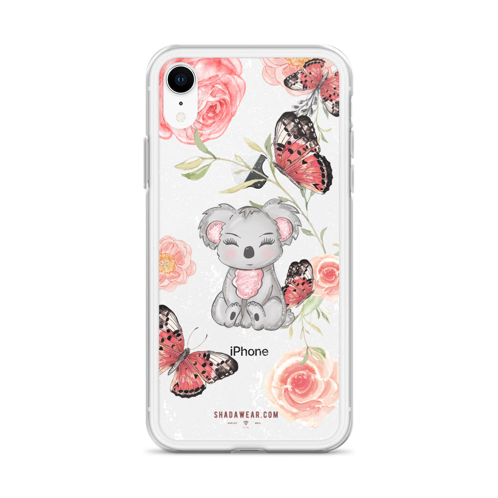 Koala & Butterfiy | iPhone Case