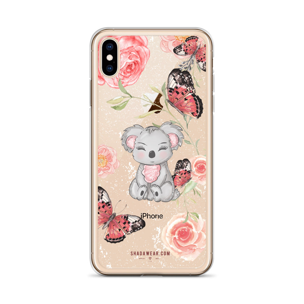 Koala & Butterfiy | iPhone Case