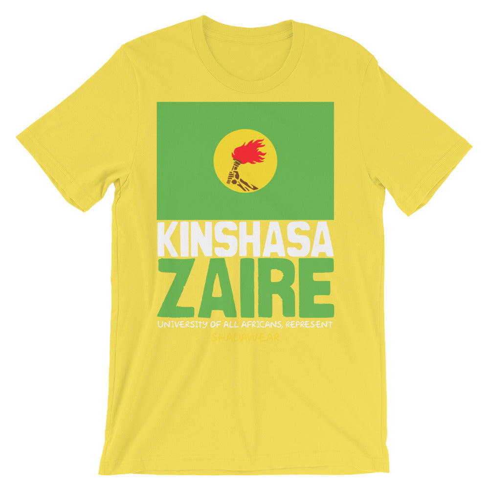 Kinshasa, Zaïre Represent - Short-Sleeve Unisex T-Shirt