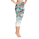 Flamingo | Yoga Capri Leggings