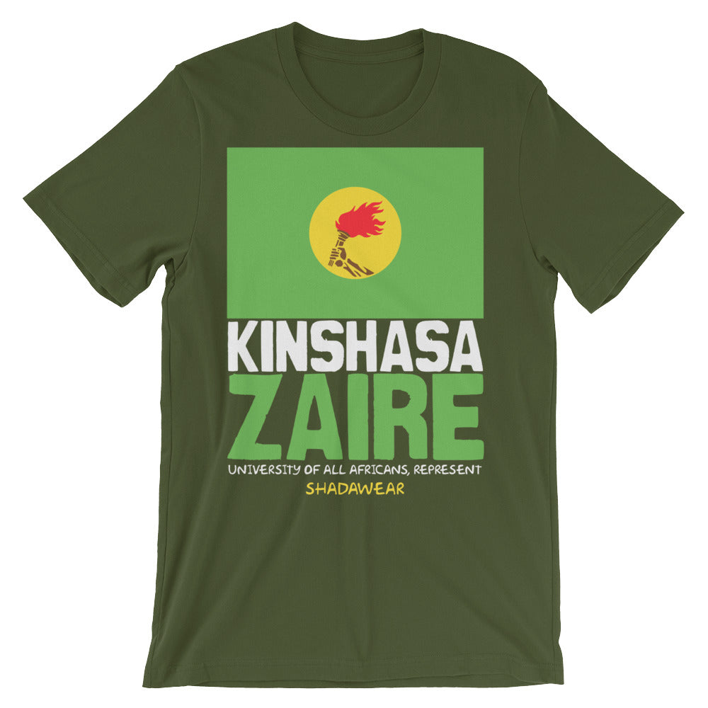 Kinshasa, Zaïre Represent - Short-Sleeve Unisex T-Shirt
