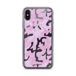 Pink  Camo | Clear iPhone Case